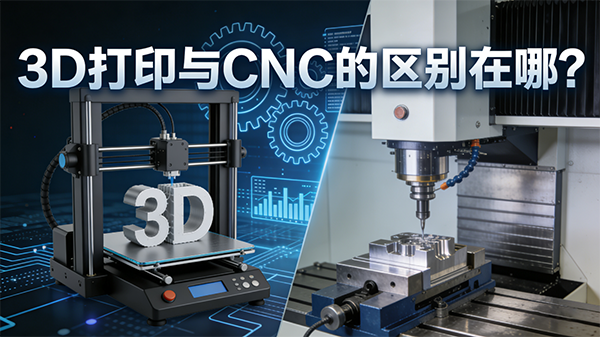3D打印与CNC的区别在哪？