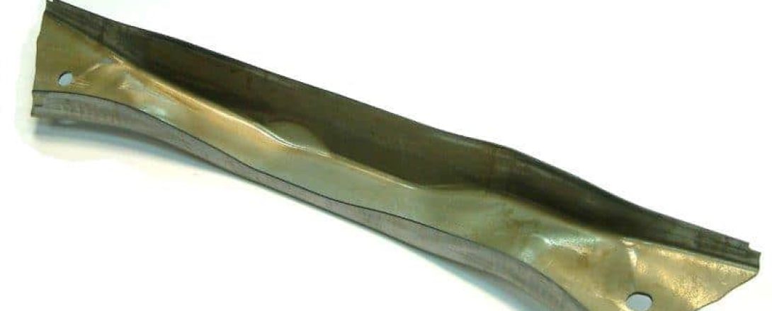 Cross member pressing and stamping metalwork